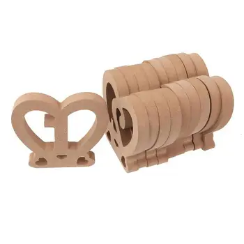 

New 10Pcs Heart Table Number Plate Wooden Wedding Party Signs Bar Restaurant Hollow Wood Table Numbers Holders Home Decor