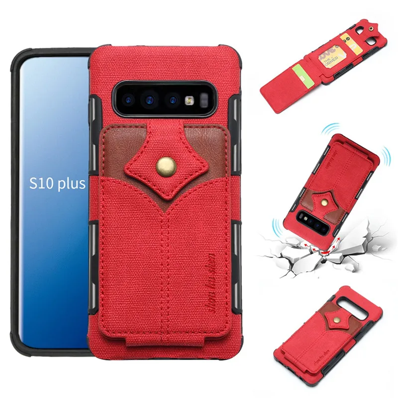 Red Кожаный чехол для телефона Tikitaka для samsung Galaxy A20, A50, A70, Note8, Note9, S10, S8, S10 Plus, чехол с отделениями для карт, откидной Чехол для телефона - Цвет: Red