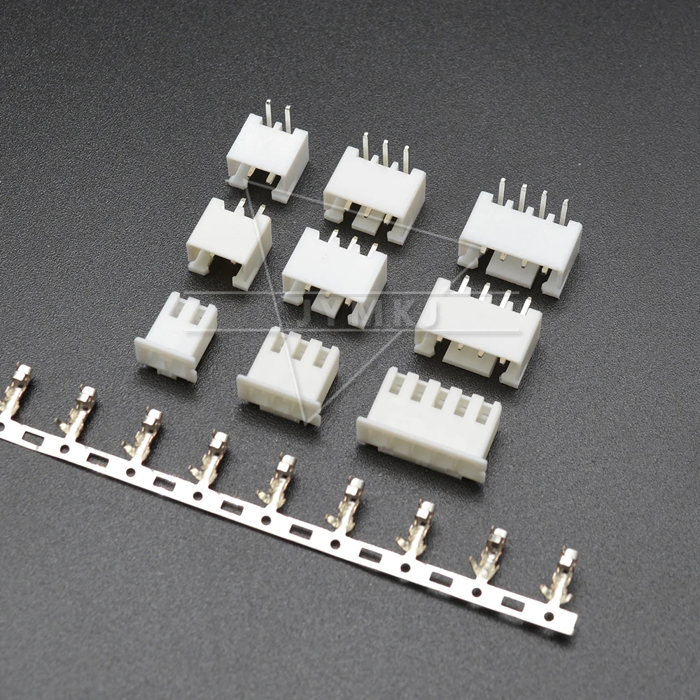 50/20 комплектов JST XH2.54 2/3/4/5/6/7/8/9/10/12pin XH 2,54 мм разъем штекер+ женский+ Crimps
