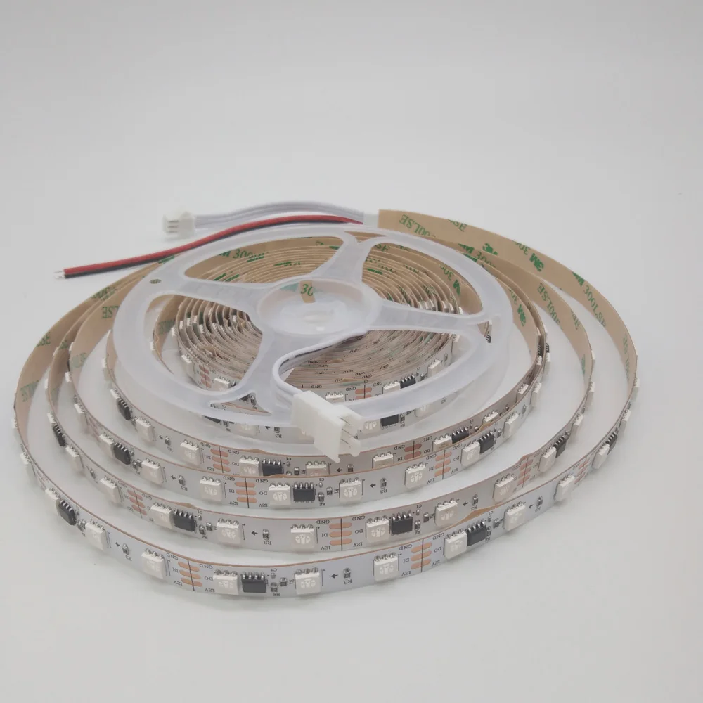 SM16703 WS2811 Addressable Rgb Led Strip 60 leds/M 12V digital 5050 programable 5M Smart Pixel Led Tape for led madrix project