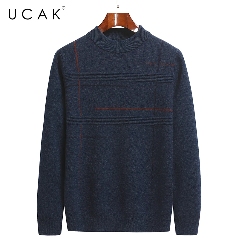 UCAK Brand Classic Pure Merino Wool Men 