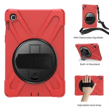 Для samsung Tab S5e T720 силиконовый чехол на заднюю панель, вращение на плечо, подставка для ПК, портативный чехол, безопасный чехол для планшета samsung Tab 10,5 T725