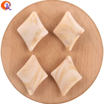 

Cordial Design 29*38MM 100Pcs Acrylic Beads/Jewelry Accessories/Matte Effect/Rhombus Shape/Hand Made/DIY Making/Earring Findings