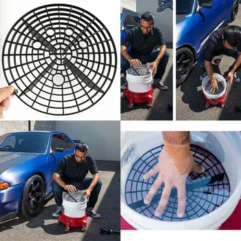 

Car Wash Grit Guard Insert Washboard Water Bucket Scratch Cleaning 23.5cm/26cm Dirt Accessories r10 Tool Car Wash M0H8