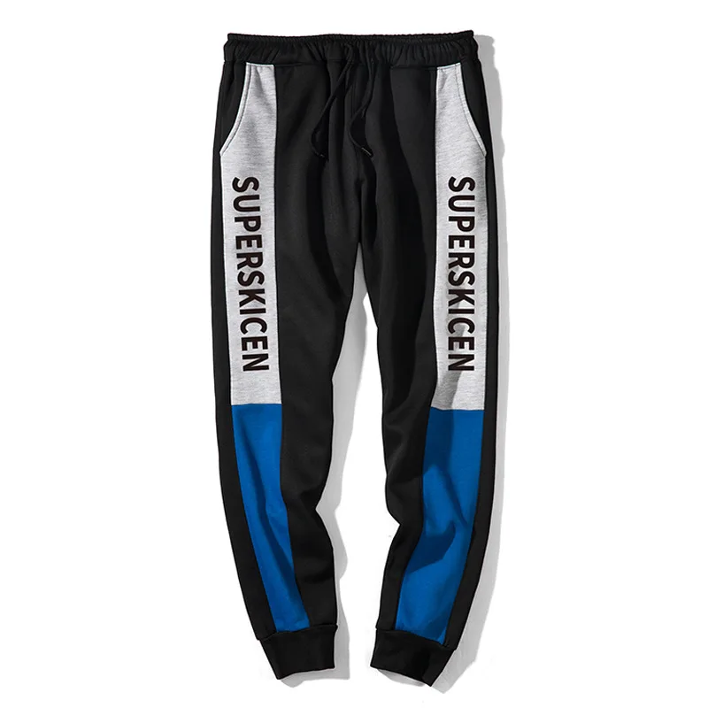 Новые Модные Цветные подходящие повседневные штаны - Цвет: Синий