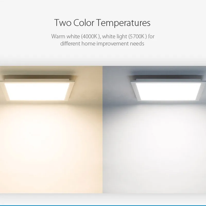  YEELIGHT Ultra Thin LED Panel Light IP50 Dustproof Ceiling Lamp Downlight Wireless WIFI Control For - 4000158618344