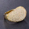 Milangirl High Quality      Big CZ Rings Bling Rings for Women Wedding Engagement Fashion Jewelry ► Photo 3/6
