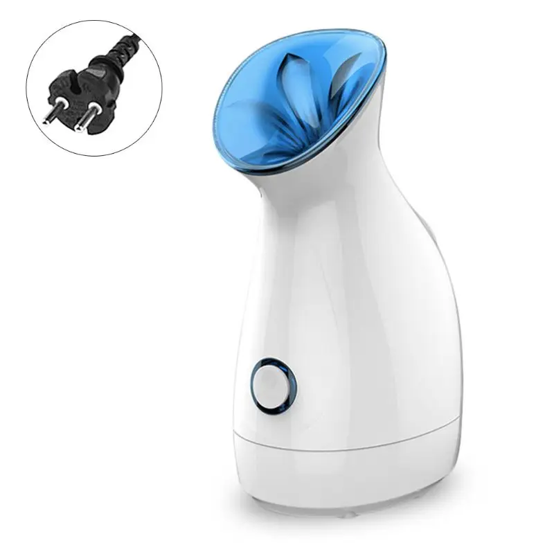 EU Plug-Blue Hot Spray Steam Face Ion Beauty Instrument Nano Ionic Face Steamer For Face Beauty Salon Personal Sauna SPA Mini Face Sprayer - Цвет: EU Plug-Blue