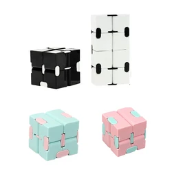 Magic Infinity Cube Decompression Toy for Children Adult Stress Relieve Toys Flip Cubic Puzzle Anti-anxiety Cube Toy Autism Gift