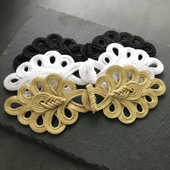 

Multi-color Chinese Frog Closure Buttons Fastener Christmas Tree Shape Chinese Knot Buttons Sewing DIY Cheongsam Tang Suit 1Pair