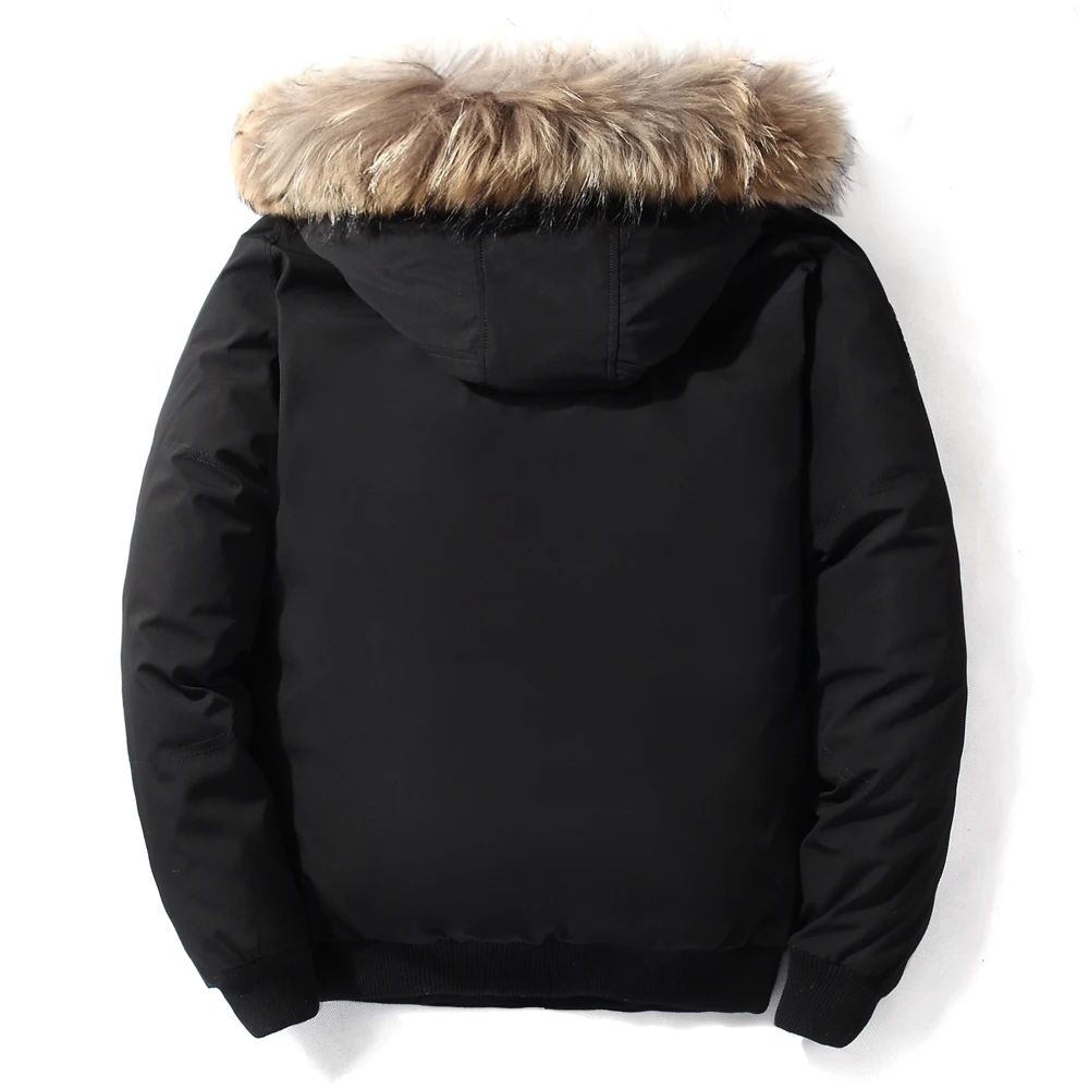 HALACOOD Brand Men's Plus Size 4XL White Duck Thick Down Jacket Coat Snow Parkas Warm Clothing Winter Outerwear