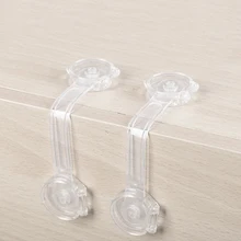 5Pcs/Lot Cabinet Locks Child Baby Safety Locks Multi-purpose Refrigerators Drawer Door Cupboard Securit Latches Household Hasps