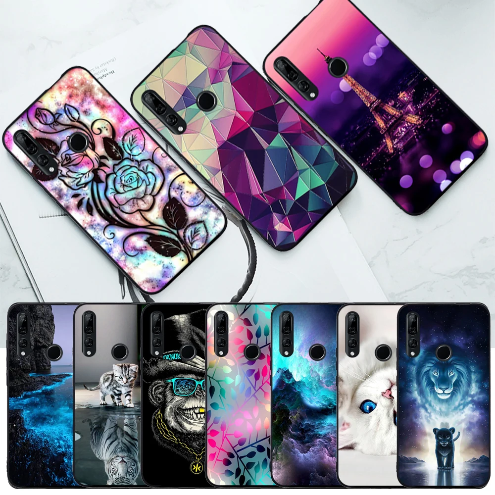 6 59 &quotдля Huawei P Smart Z чехол силиконовый черный Y9 Prime 2019 милый с принтом для Enjoy 10 Plus |