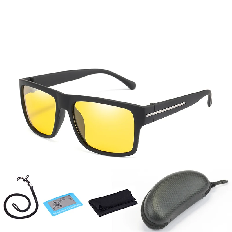 Поляризованные очки для рыбалки, спортивные солнцезащитные очки для мужчин и женщин, очки ночного видения для вождения, походные, походные, велосипедные очки - Цвет: F03 with box