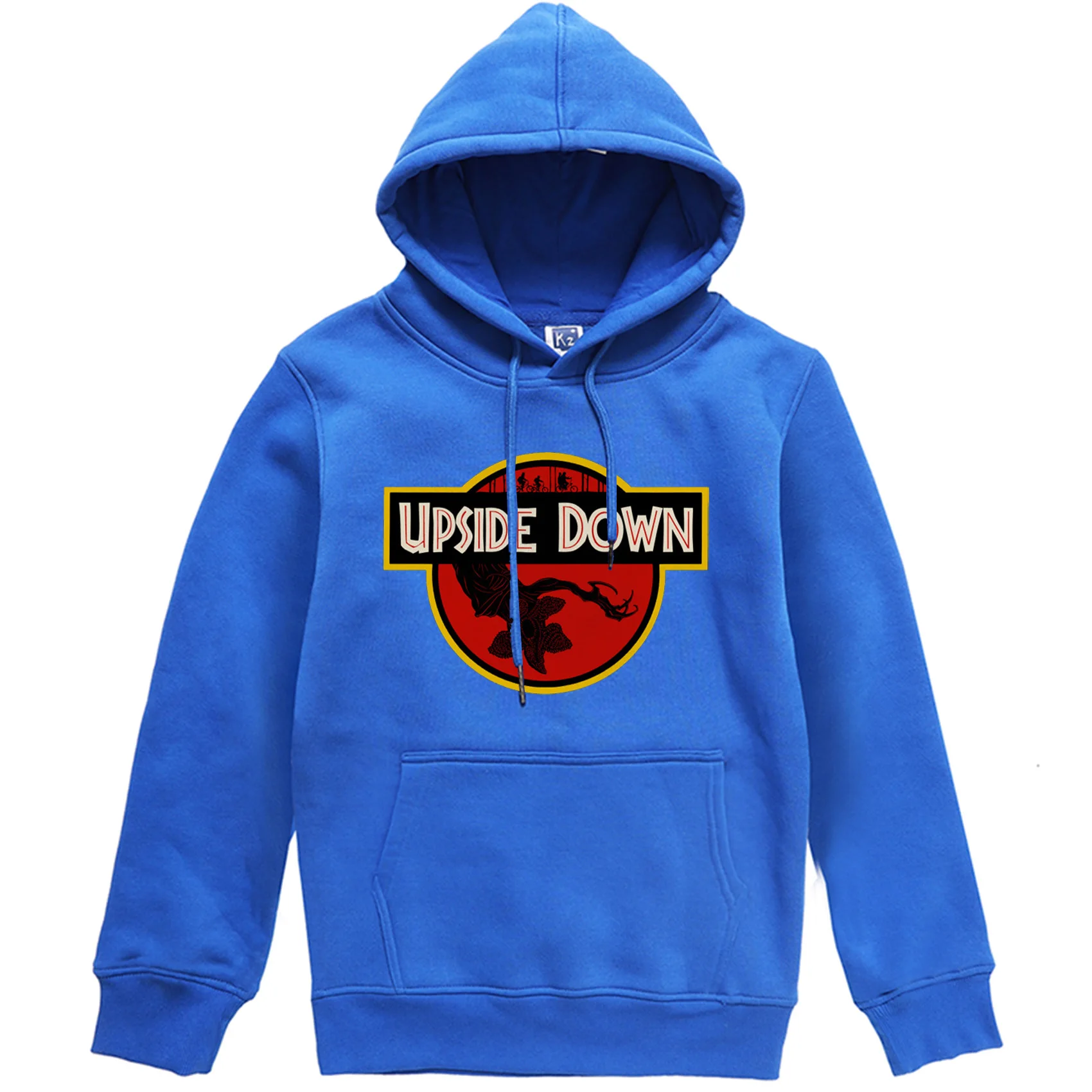 UPSIDE DOWN Mens Hoodies 2019 New Arrival Stranger Things Funny Print Male Hoodie Hip Hop Streetwear 2