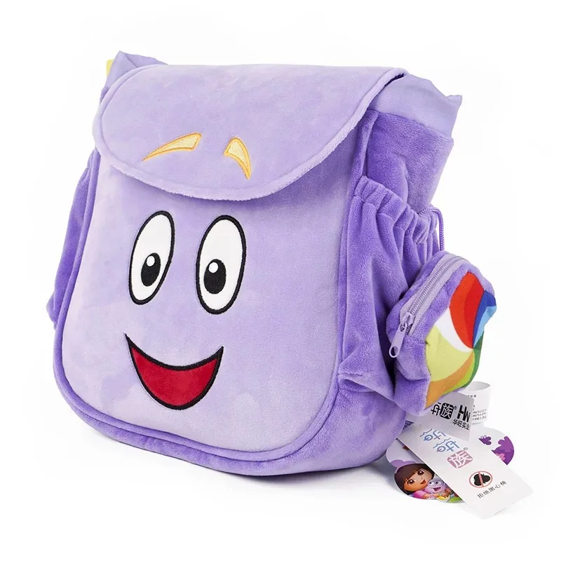 backpack 25X27cm Оригинальные Плюшевые игрушки Dora the Explorer, предварительно игрушки для детского сада, милые ботинки Dora, мягкие куклы, Вечерние Декорации и подарки на день рожденья - Цвет: backpack 25X27cm