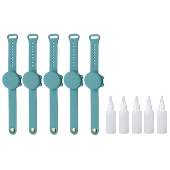 

Cute Print Hand Sanitizer Bracelet Dispensing Silicone Sanitizer Dispenser Bracelet Wristband Wearable Hand Pumps Disinfectant