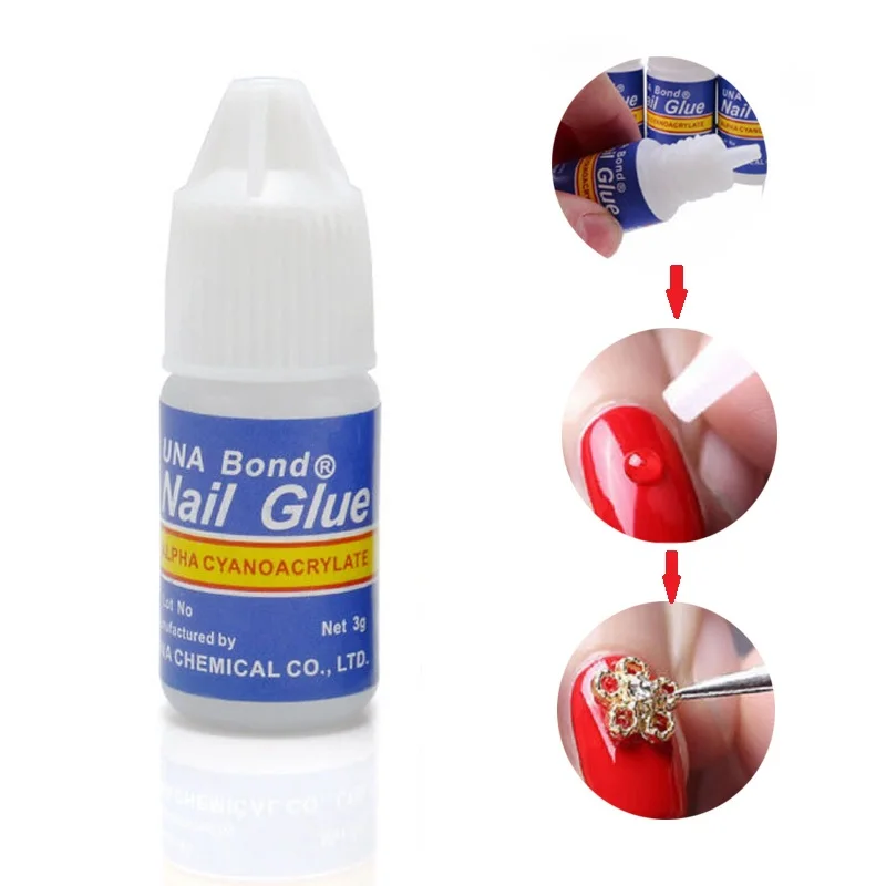 

1PCS Nail Glue Fast-dry Adhesive Acrylic French Art False Tips 3D Decoration Glue Nail Rhinestone Makeup Cosmetic Manicure Tools