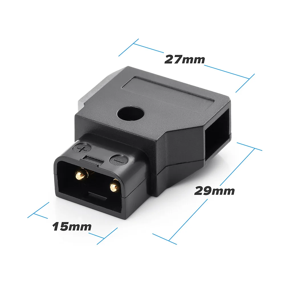 Мужской D-Tap P-Tap Разъем для золотого крепления V-Mount батареи DSLR питания
