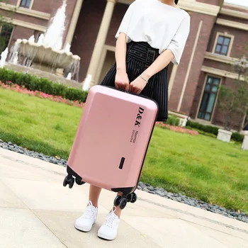 

Luggage bag new style Universal wheel Pull rod box fashion Unisex Spinner Hardside 20-inch Luggage maletasitcase fashion