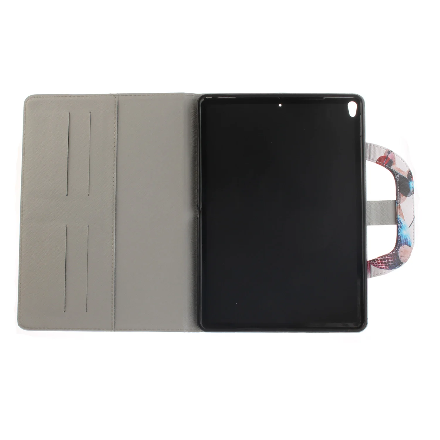 Чехол для Apple iPad Air 3, 10,5 дюйма, Встроенный держатель для карандашей, тонкий легкий складной чехол из искусственной кожи, модный мультяшный стиль