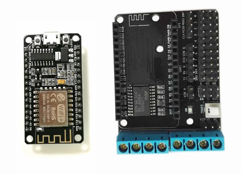 Беспроводной Wi-Fi контроль металлический Смарт RC робот танк шасси с NodeMCU управление Лер комплект 33GB-520 DC мотор образование DIY для Arduino - Цвет: NodeMCU control kit