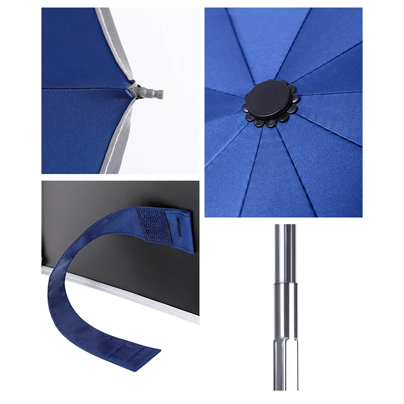 Automatic Umbrella Reverse Folding Business Umbrella With Reflective Strips Umbrellas Rain For Men Women Windproof Male Parasol