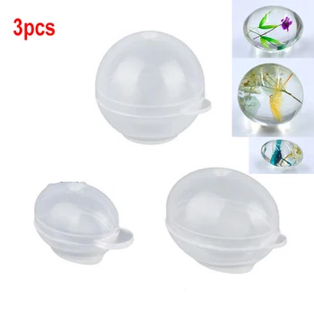 

3pcs Crystal Epoxy Resin Mold Quail E-gg Spherical Pendant Casting Silicone Mould Handmade DIY Crafts Jewelry Necklace
