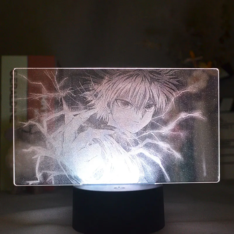 Манга Hunter X Killua фигурка аниме 3d светильник для детской спальни Декор HxH