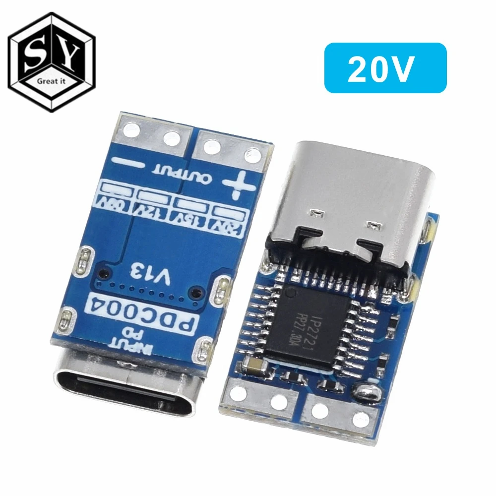 GREAT IT PDC004-PD PD манок модуль PD23.0 к DC триггер удлинитель QC4 зарядное устройство 9 в 12 В 15 в 20 в