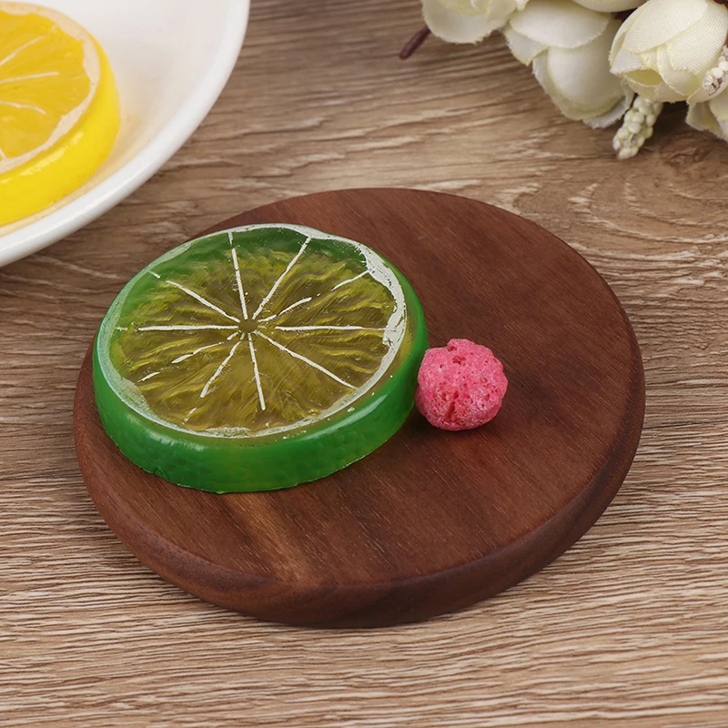 1Pc Durable Walnut Wood Coasters Place Mats Round Heat Resistant Drink Mat Table Decor Tea Coffee Cup Pad