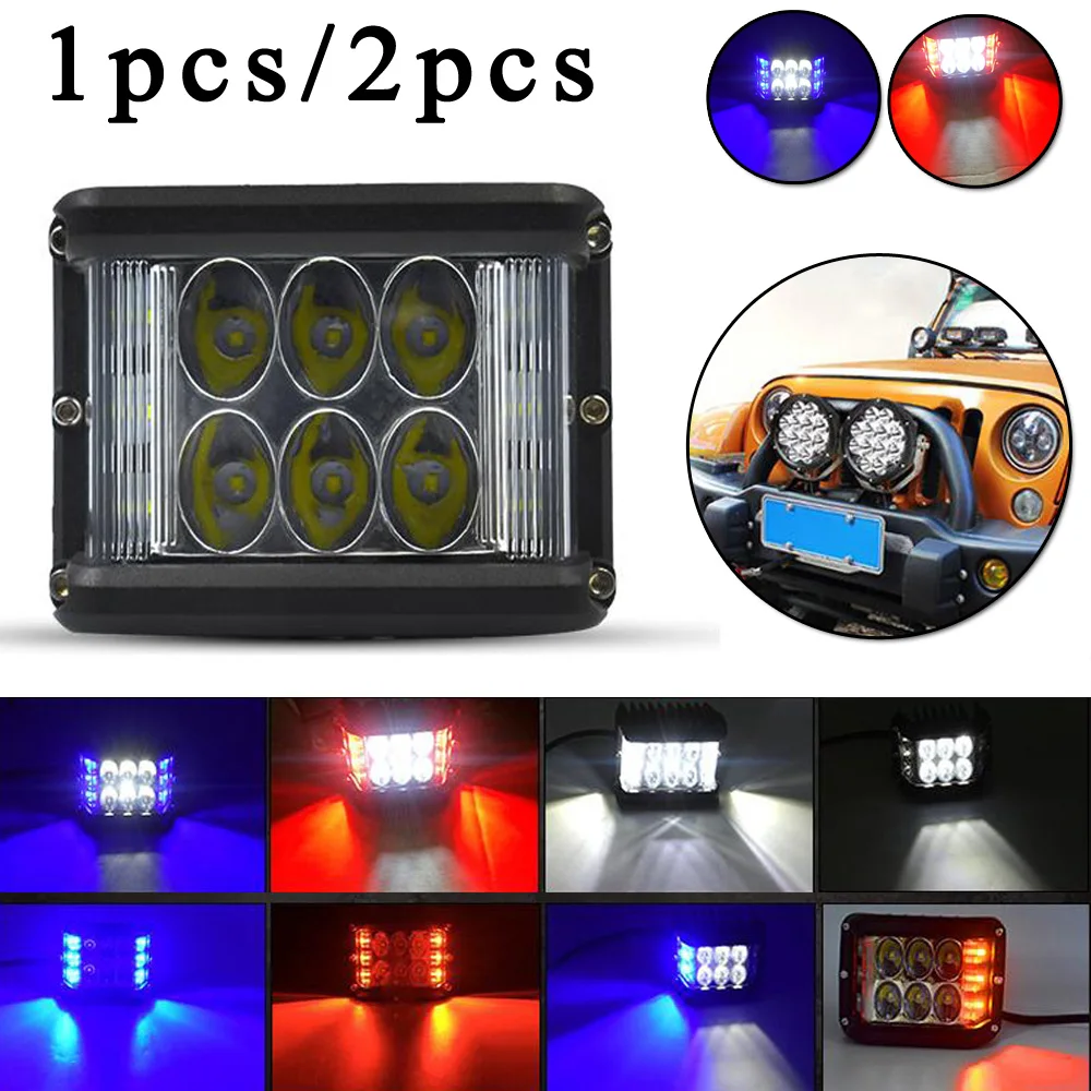 DC 12 80 в 45 Вт автомобильный внедорожный ATV SUV трехсторонний Pods Combo 3 светодиодный s