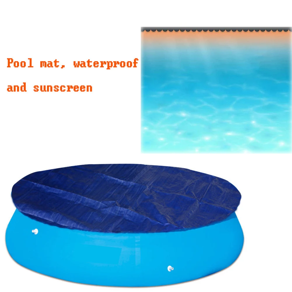 

Swimming Pool Cover Suitable Swimming Pools New Waterproof Rainproof Dust Cover Tarpaulin With Wear-resistant Rope