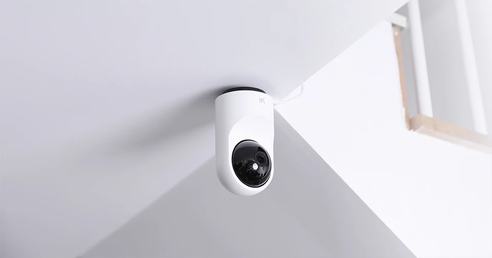 Yi dome camera x 1080p full hd ai-based two-way audio security ip cam human/pet detection night vision support sd card/yi cloud