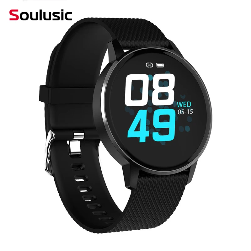 Soulusic T4 pro мужские смарт-часы водонепроницаемые упрочненные стеклянные смарт-браслет Модный фитнес-трекер крови кислород PK V12 браслет