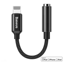 Original For Apple Lightning to 3 5mm headphone jack adapter for iPhone xs max xr 8 7 6 5 11 ipad pro Audio converter aux cable