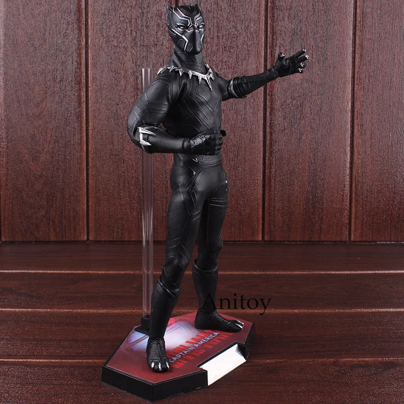 Черная фигурка Marvel Comics Marvel Panther, разделенная нами осень Wakanda King Panther, игрушки куклы, подарок 31 см