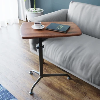 

Bedside Table Removable Lazy Computer Desk Bed with Notebook Writing Desk Simple Lifting Sofa Side Table