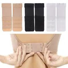 1 шт., регулируемый эластичный удлинитель для бюстгальтера, 2 крючка, удлинитель для бюстгальтера, сделай сам, удлинитель для бюстгальтера, 3 ряда, женское нижнее белье, ремень, аксессуары для одежды