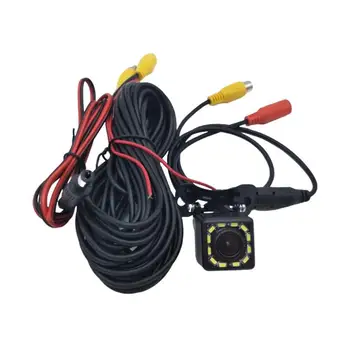 

Car Rear View Camera Universal 170 Wide Angle HD Color Image 12 LED Night Vision Backup Parking Reverse Camera Waterproof