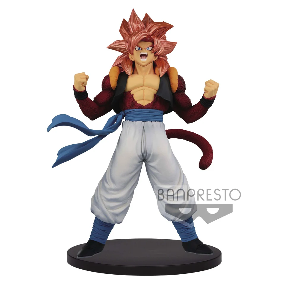 Tronzo Banpresto Жемчуг дракона GT крови Saiyan BOS Goku Vegeta Gogeta SSJ4 ПВХ фигурка Коллекционная модель игрушки - Цвет: Gogeta