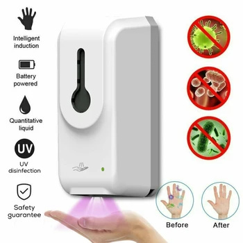 

1000ML Bathroom Automatic Sensor Hand Disinfection Machine Touchless Wall-mounted Mist Spray Hand Cleaner Machine Kitchen Home