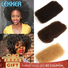 Lekker афро кудрявые волосы оптом вязанные крючком косы remy волосы объемные волосы для плетения волос для наращивания