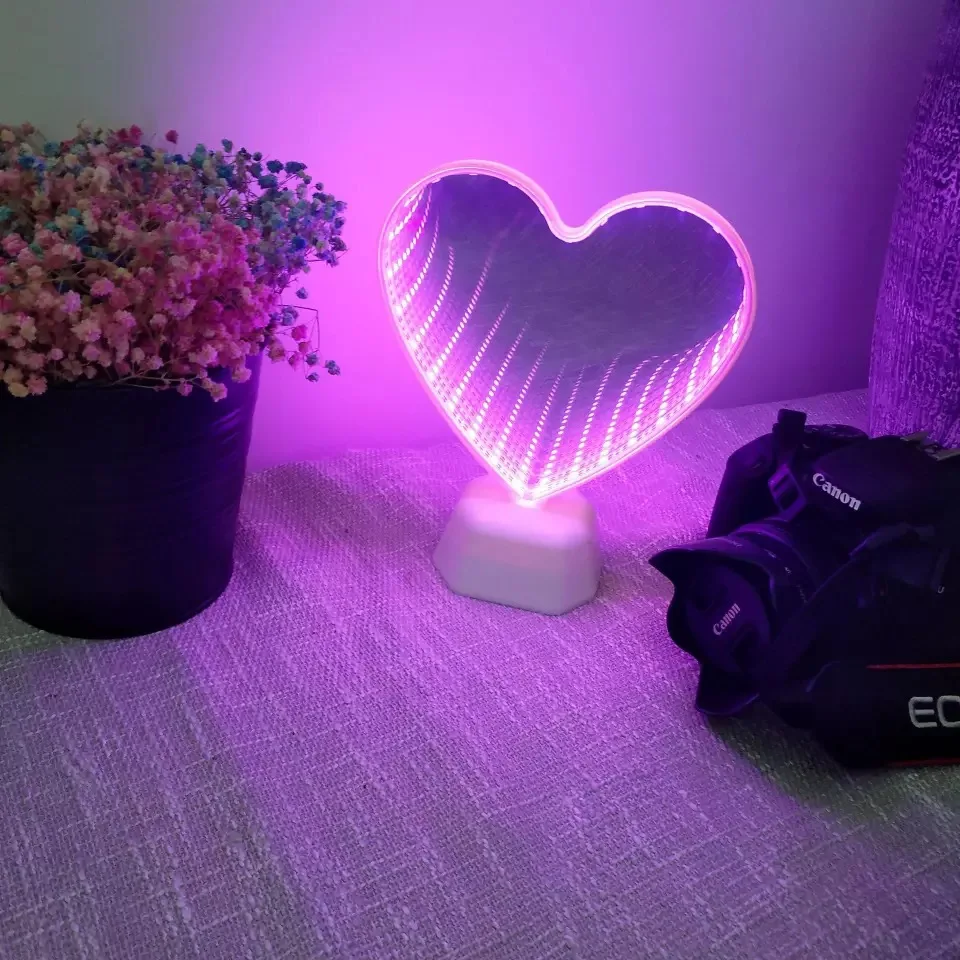 3D LED Night Light love heart lamp For Indoor Home Bedroom Valentine day Decoration Kid Girl Gifts 3D LED Night Light love heart lamp For Indoor Home Bedroom Valentine day Decoration Kid Girl Gifts