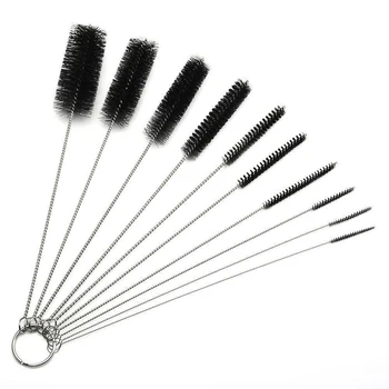 

Multi-Functional 10 pcs/Set Metal Clean Glass Hookah Smoking Pipas Fumar Feeding Bottle Test Tube Glass Cleaning Brush