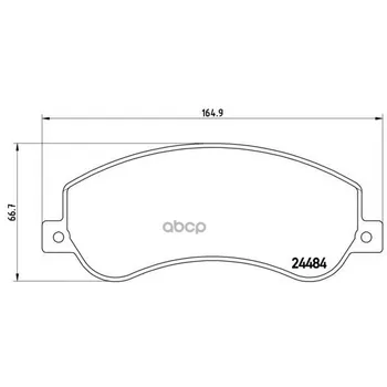 

Brake disc pads front. VW Amarok (2 H _ S1B) 09/10- /VW Amarok platform/chassis (S1B) brembo art. p85115