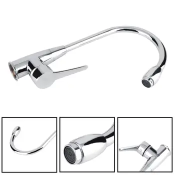 

Chrome Hot/Cold Mixer Water Tap Basin Kitchen Bathroom Wash Basin Faucet