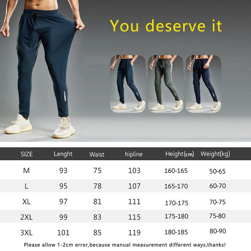 Elastic Men's Running Sport Pants: Jogging, Training, and Fitness - true deals club