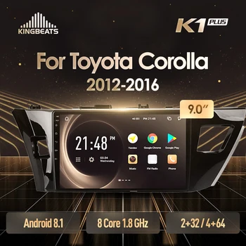 

KingBeats Android 8.1 head unit 4G in Dash Car Radio Multimedia Video Player Navigation GPS For Toyota Corolla 11 2012 2016
