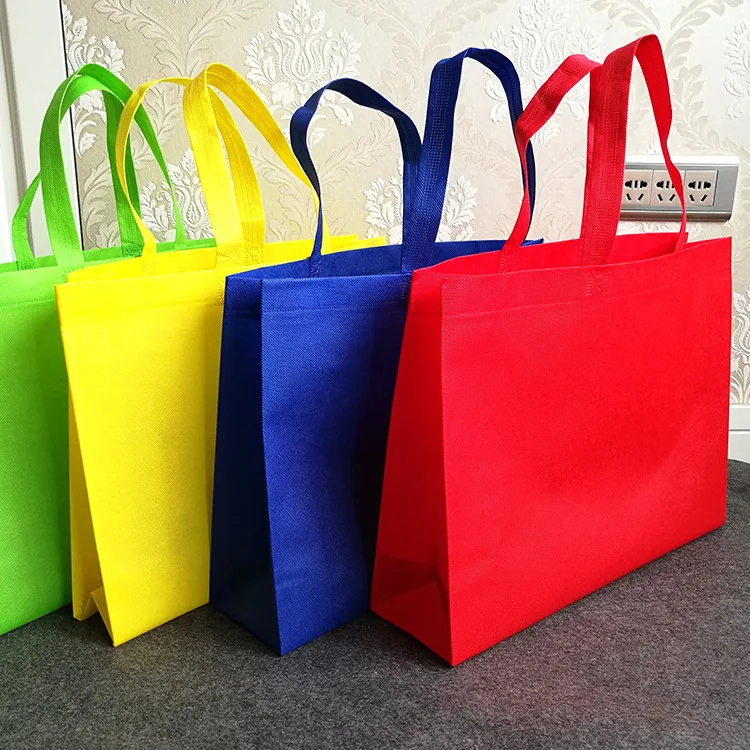 

Hand-held environmentally friendly non-woven bag